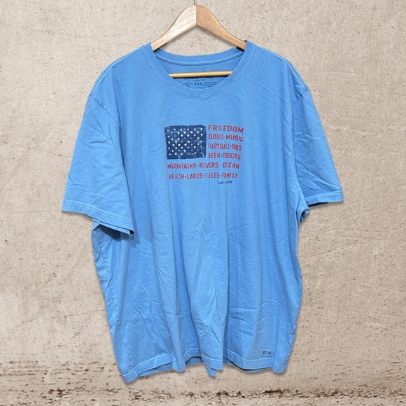 Life is Good Flag Shirt - Picture 1 of 4